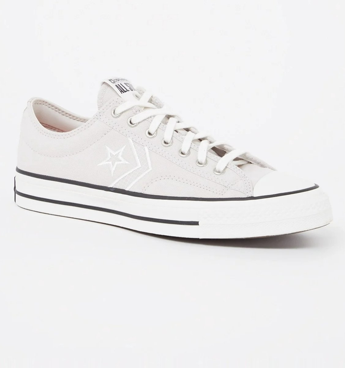 Converse Star Player sneaker van canvas - licht grijs - Maat 42