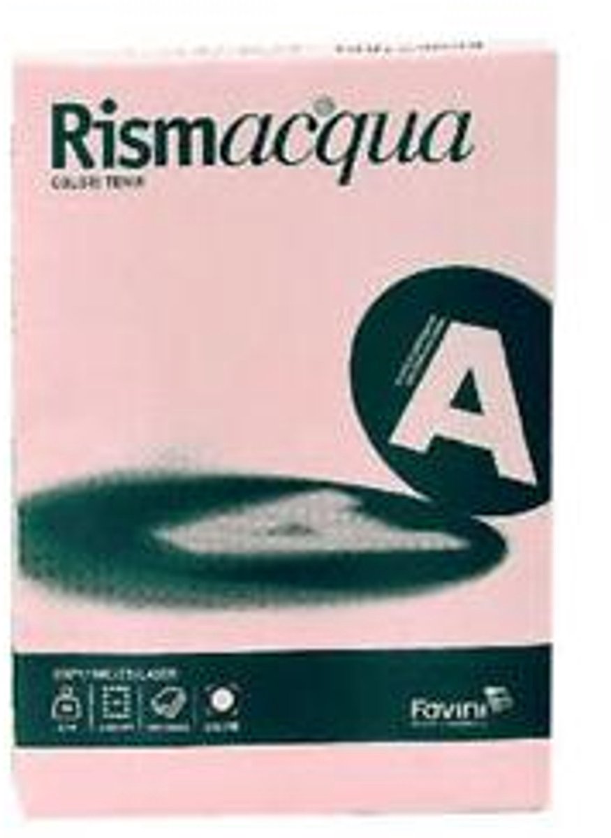 Favini Rismacqua papier voor inkjetprinter A3 (297x420 mm) 300 vel Roze