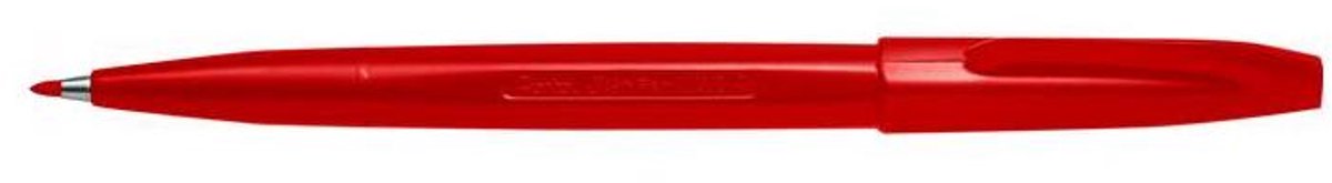 Fineliner pentel signpen s520 m rood | 12 stuks