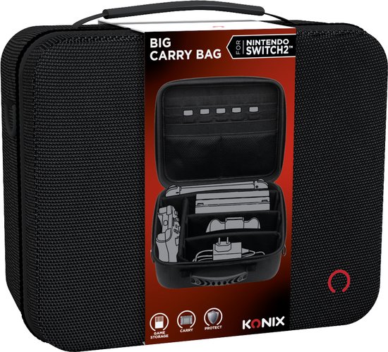 Switch 2 - travel case deluxe - reistas - met opbergvakken | bol