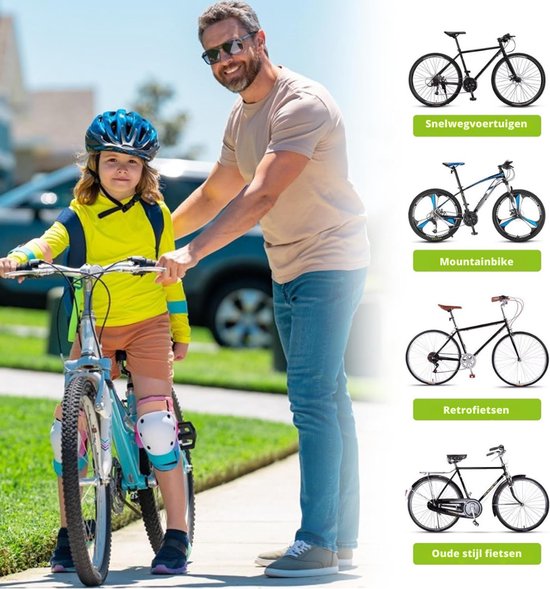 Fiets voorzitje - zitje voorop fiets - ergonomisch - verstelbare voetsteun van Merkloos — afbeelding 4