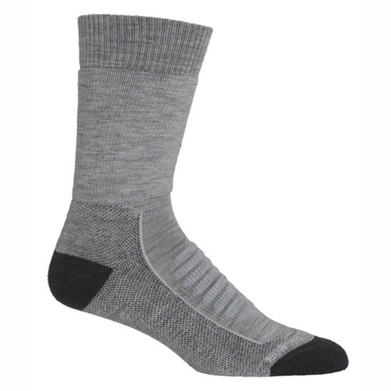 Chaussettes Icebreaker Hike+ Heavy Crew en Chaussettes mérinos, Grijs, pointure 39-41 1/2, pour homme