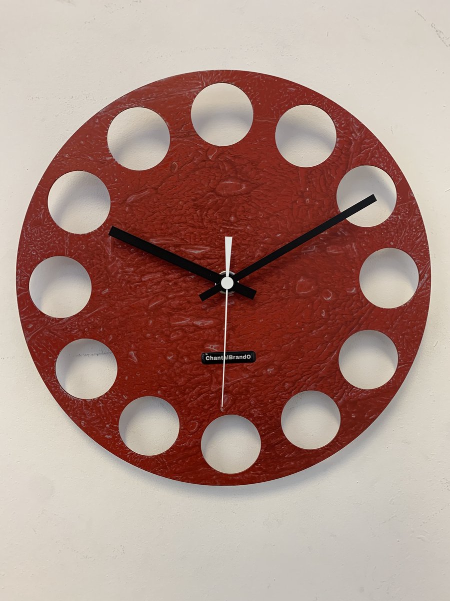 MOSACLOCK RED LABEL Wandklok Modern Industrieel Design