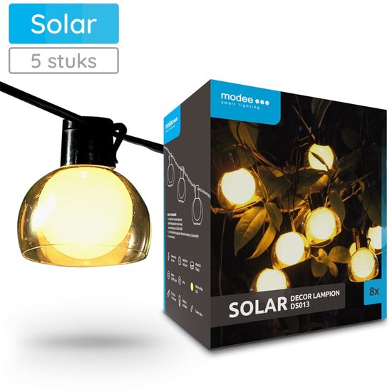 Solar Lichtsnoer Buiten, 10M 80 LED Klimop op Zonne-energie met 8 Modi, IP67 Waterdicht, Decoratie voor Tuin Balkon Terras Schutting Kamer