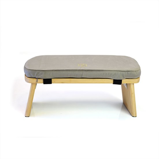 Banc De Méditation à Genoux Pliable - Ananda Woodworking - Coussin Inclus - Occasion