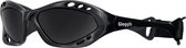 Glogglz® Cudaz Zwembril met UV-bescherming & Verstelbare Band - Zwart - Watersport & Triathlon - Krasbestendig - Anti-condens