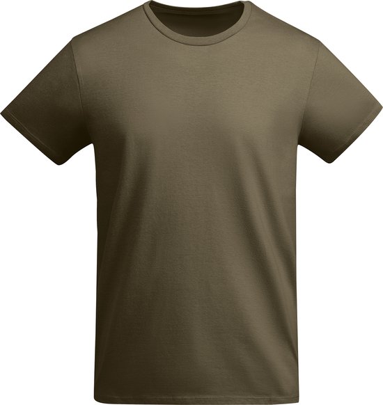 Uniseks T-shirts in Lichtgroen - Model Breda