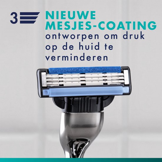 Gillette Mach3 Base Scheermesjes Voor Mannen - 8 stuks