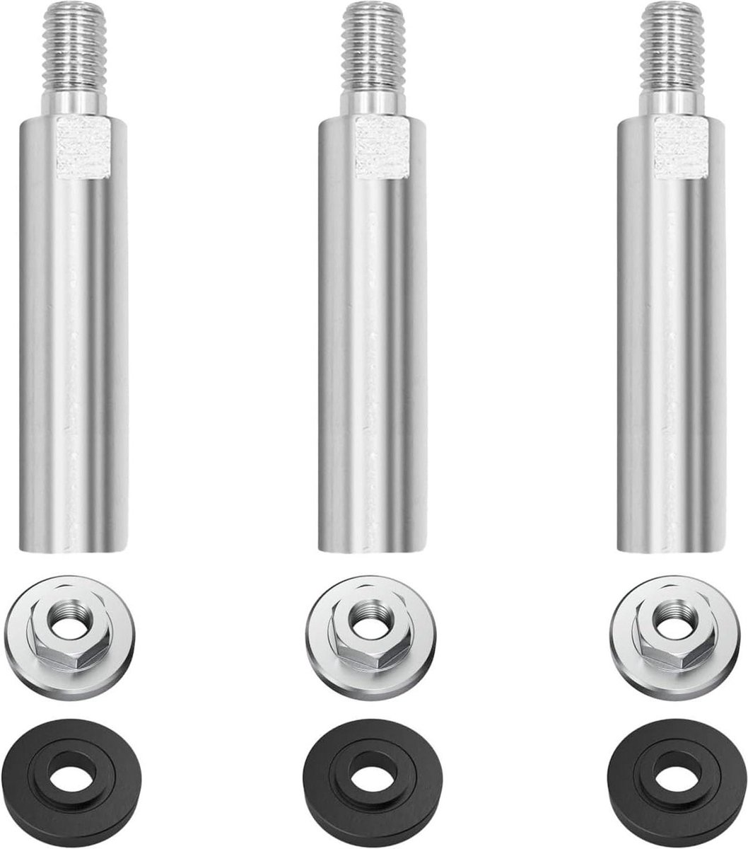 M10 haakse slijper verlenging - roestvrijstalen polijstmachineverlenging - 80 cm - afstandsstukken - model 100 .