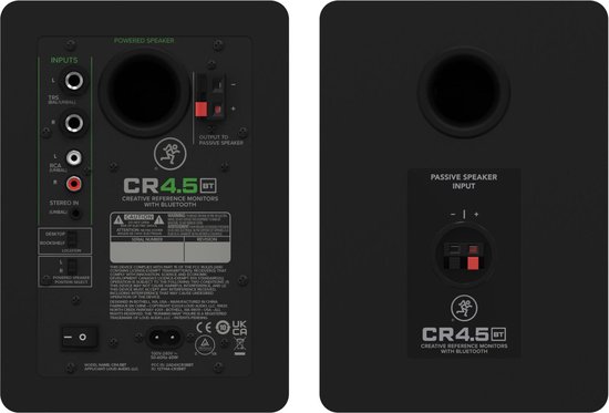 Mackie CR4.5BT - actieve studiomonitoren