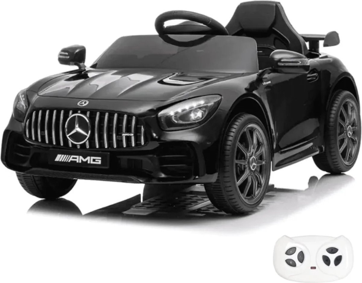Mercedes GTR Elektrische Kinderauto - Accu Auto - Sterke Accu - Afstandbediening - Zwart