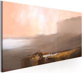 Schilderij - Laatste Stap, 100x45