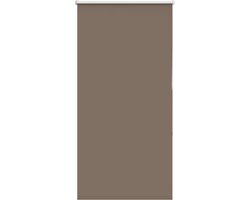vidaXL - Rolgordijn - verduisterend - koffie - 85x175 - cm - stofbreedte - 80,7 - cm