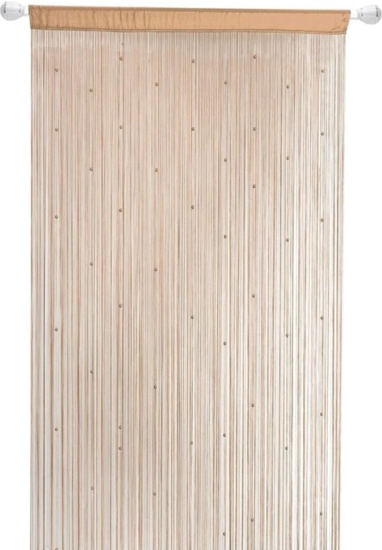 ApexArte® Deurgordijn Kralen - Macrame - 90x200cm - Beige — afbeelding 3
