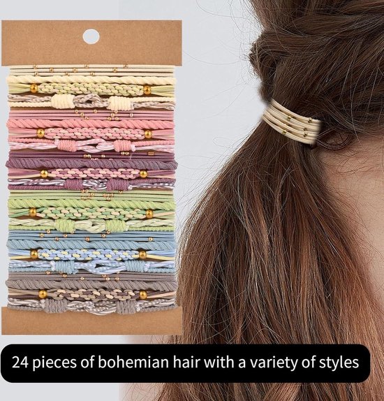 Fashband Indiase veer hoofdband boho kwast hippie hoofdbanden blauw tribal hoofdtooi parels festival party hoofddeksels haaraccessoires voor vrouwen en meisjes