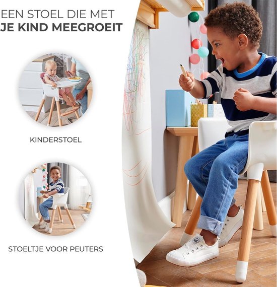VELTRR® Kinderzetel - Eetstoel Baby 6 Maanden en Ouder - Kinder Eetstoel - Kinderstoel - Inklapbare Eetstoel van VELTRR — afbeelding 5