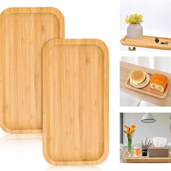 Rechthoekig dienblad, onbreekbaar dienblad voor keuken, eetkamer, school, café