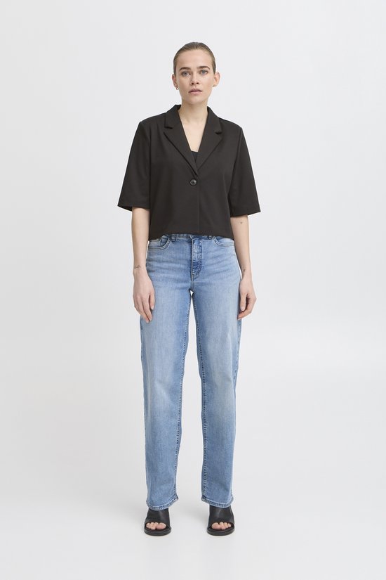 Ichi IHKATE SUS CROPPED BL Dames Blazer/colbert - Black