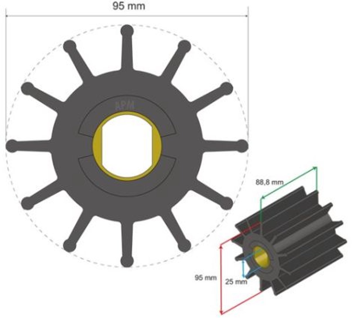 Premium Impeller nr. 06-02-030
