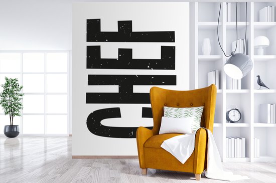 Behang - Fotobehang Chef - Japandi - Decoratie - Vintage - Breedte 160 cm x hoogte 220 cm