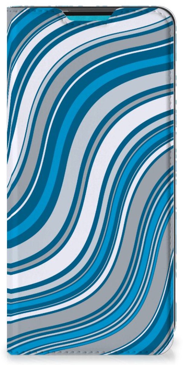 Samsung Galaxy A73 Hoesje met Magneet Waves Blue