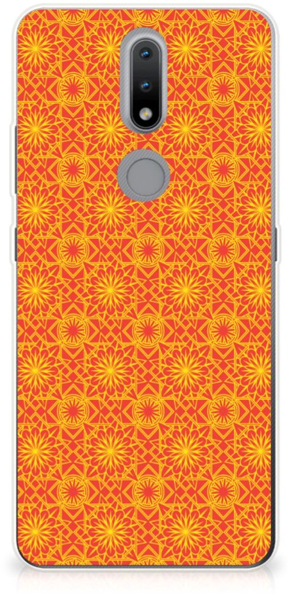 Nokia 2.4 TPU bumper Batik Oranje