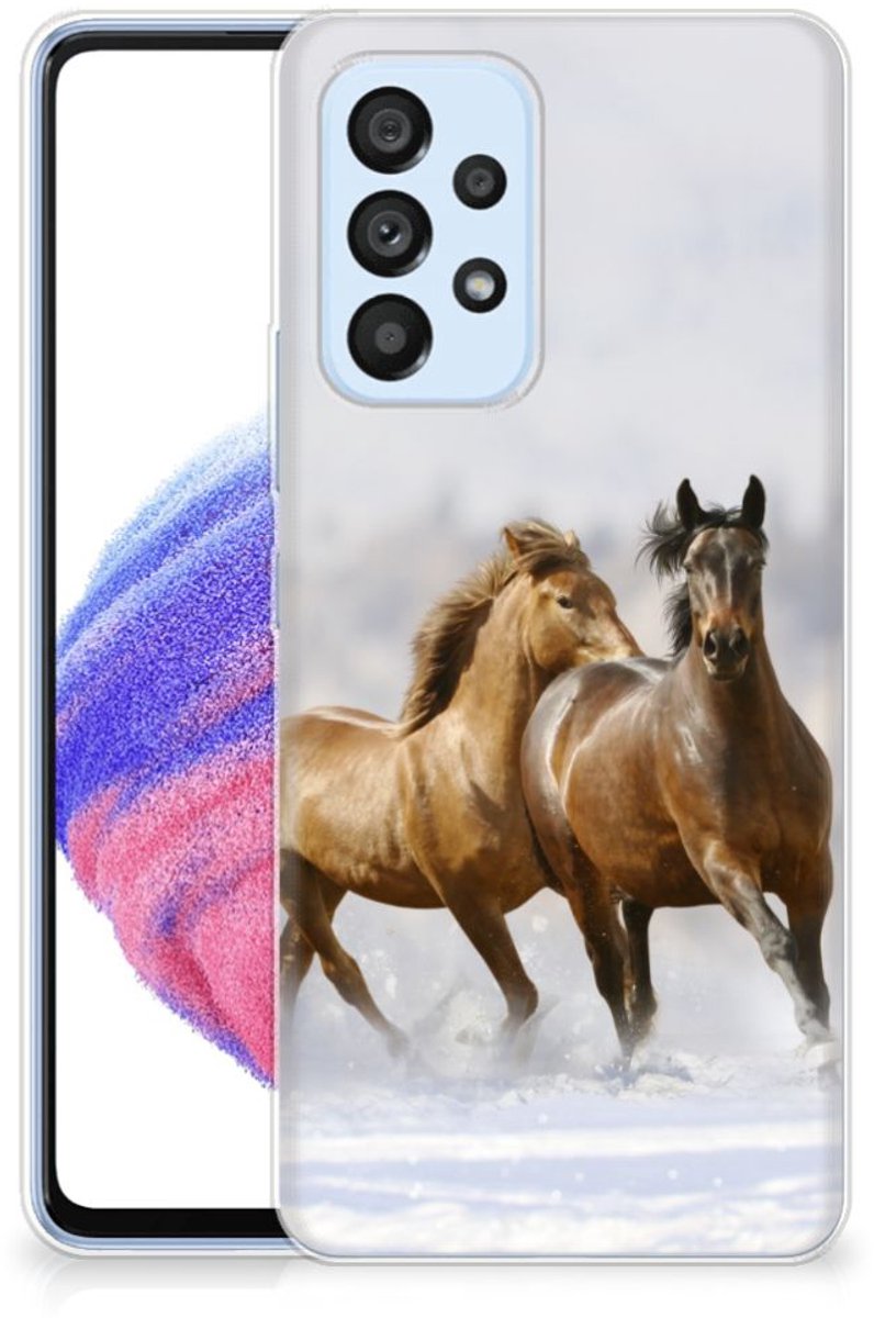 Samsung Galaxy A53 5G TPU Hoesje Paarden