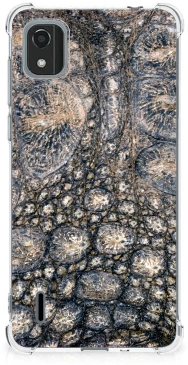 Nokia C2 2nd Edition Case Anti-shock Krokodillenprint