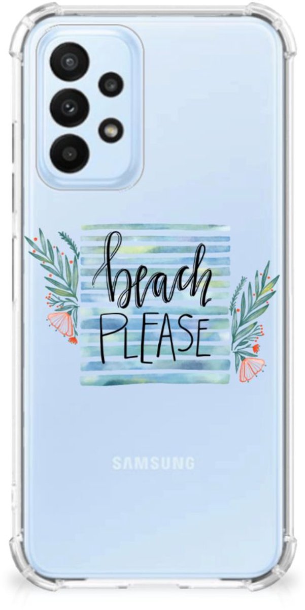 Samsung Galaxy A23 Stevig Bumper Hoesje Boho Beach