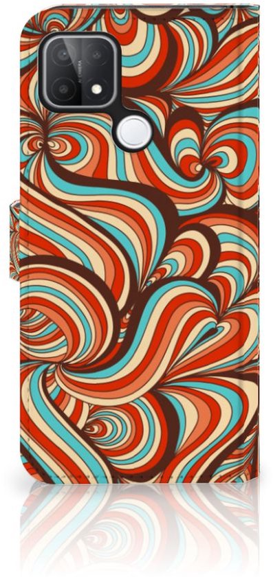 Coque Téléphone OPPO A15 Tenphone Etui Coque pour Rétro