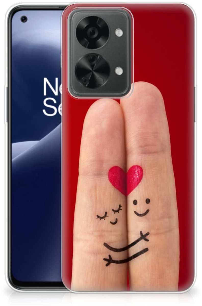 OnePlus Nord 2T Silicone Back Cover Liefde - Origineel Romantisch Cadeau