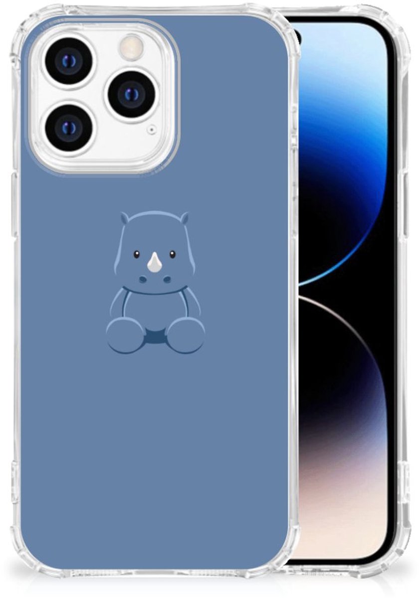 iPhone 14 Pro Stevig Bumper Hoesje Baby Rhino