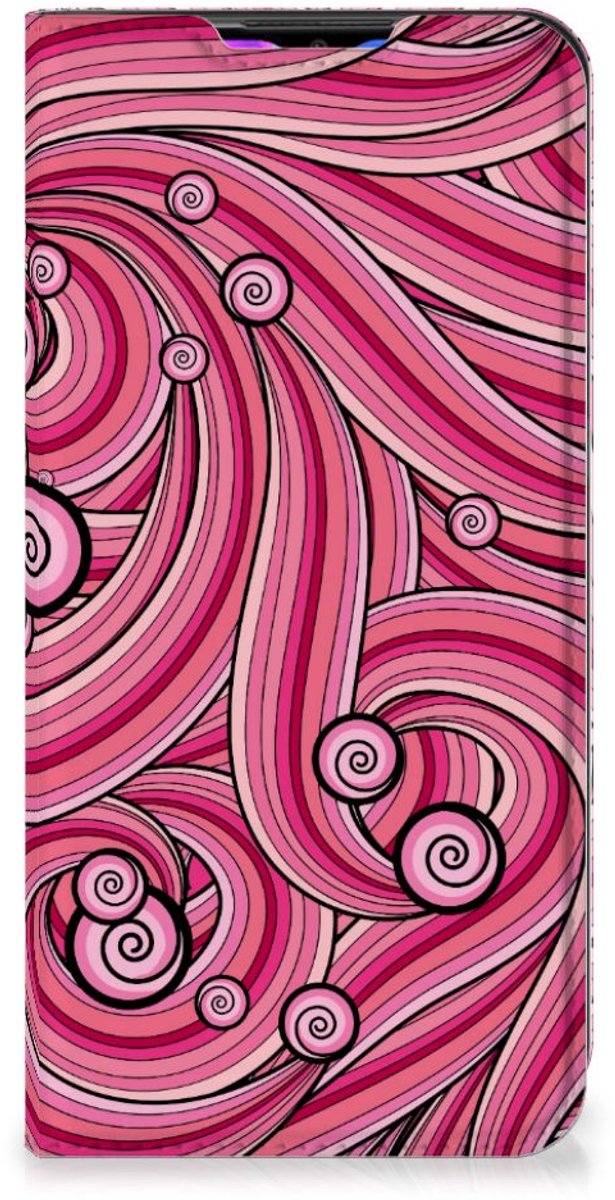 Xiaomi Redmi 9 Bookcase Swirl Pink