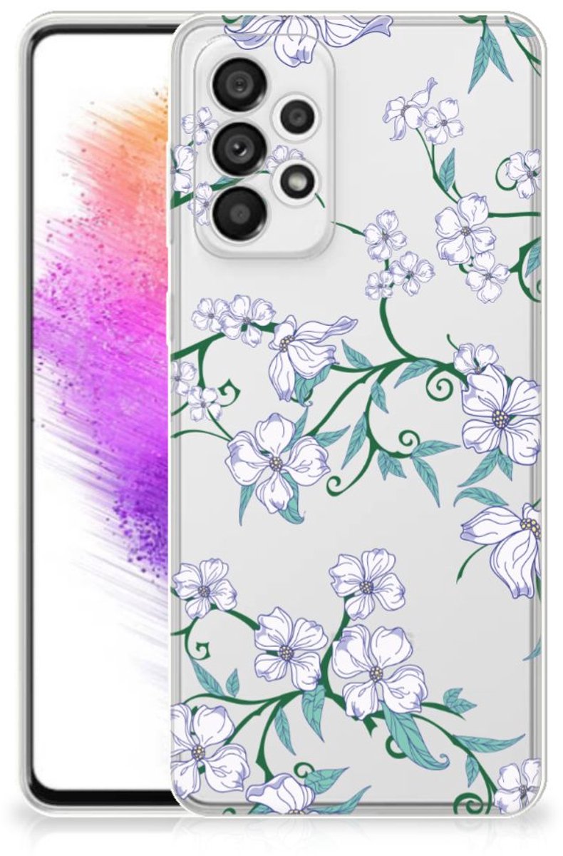 Samsung Galaxy A73 5G Uniek TPU Case Blossom White