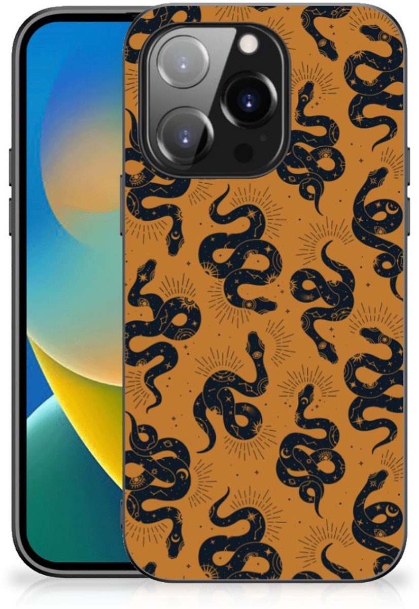 Dierenprint Telefoonhoesje voor iPhone 14 Pro Snakes