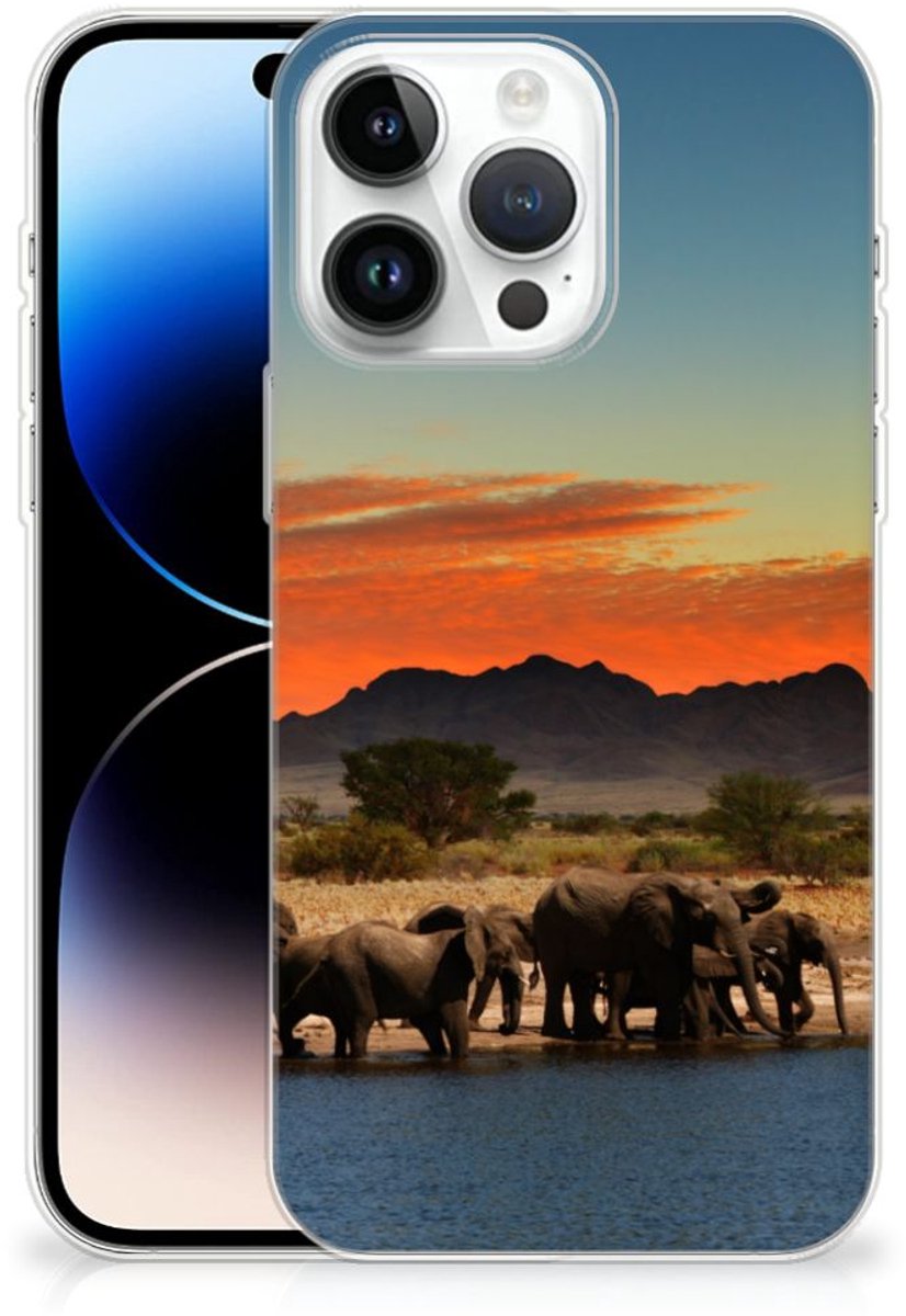 iPhone 14 Pro Max TPU Hoesje Olifanten