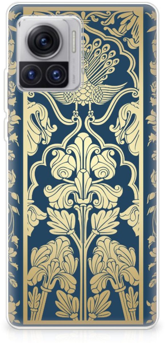 Motorola Moto X30 Pro TPU Case Beige Flowers
