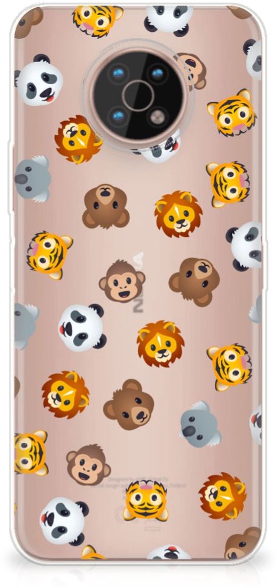 TPU bumper voor Nokia G50 Dieren Emojis