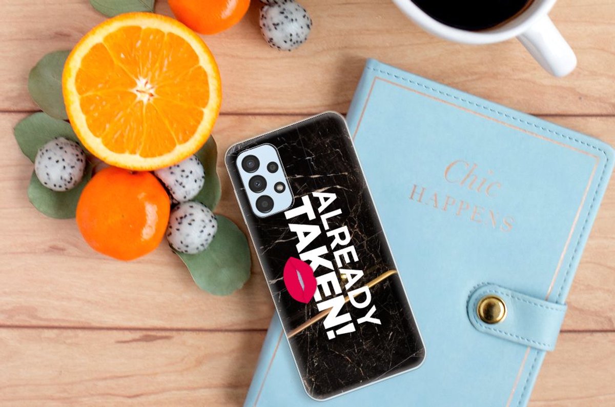 Samsung Galaxy A13 4G Siliconen hoesje met naam Already Taken Black