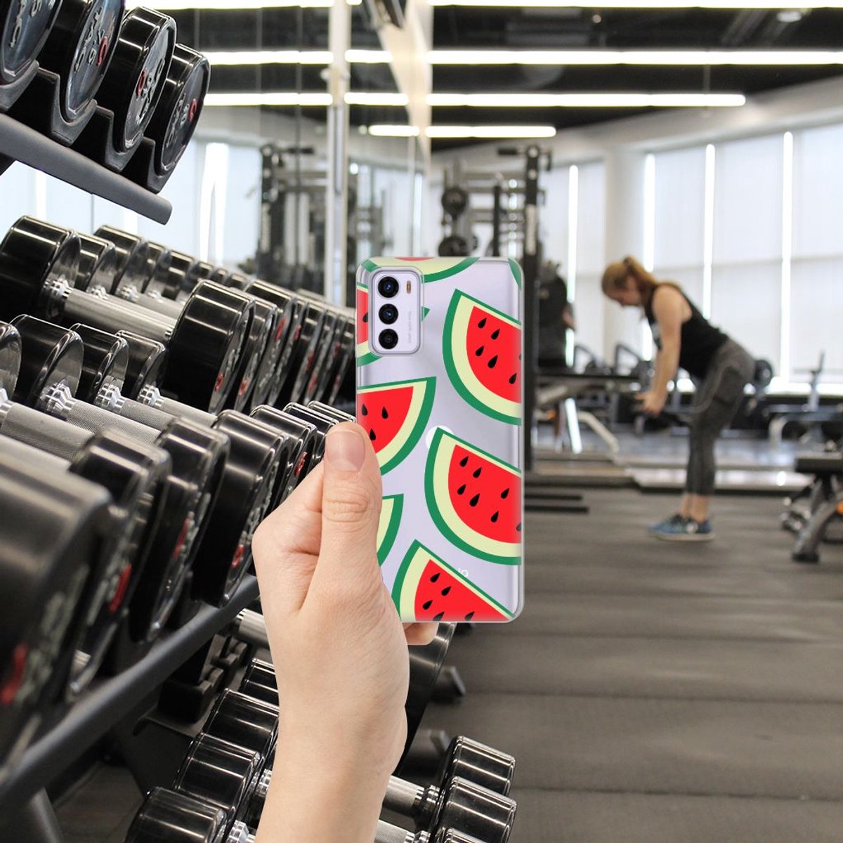 Motorola Moto G42 Siliconen Case Watermelons