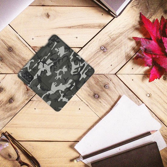 Étui de téléphone cadeau pour lui Samsung Galaxy A03s Phone Bag Army Light