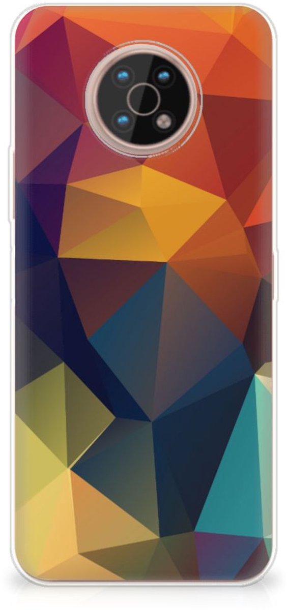 Nokia G50 TPU Hoesje Polygon Color