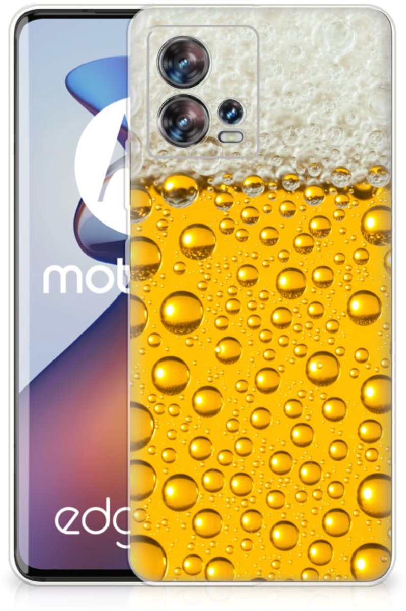 Motorola Edge 30 Fusion Siliconen Case Bier