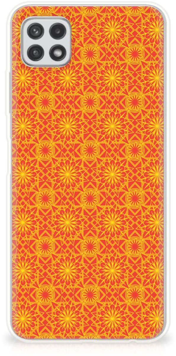 Samsung Galaxy A22 5G TPU bumper Batik Oranje