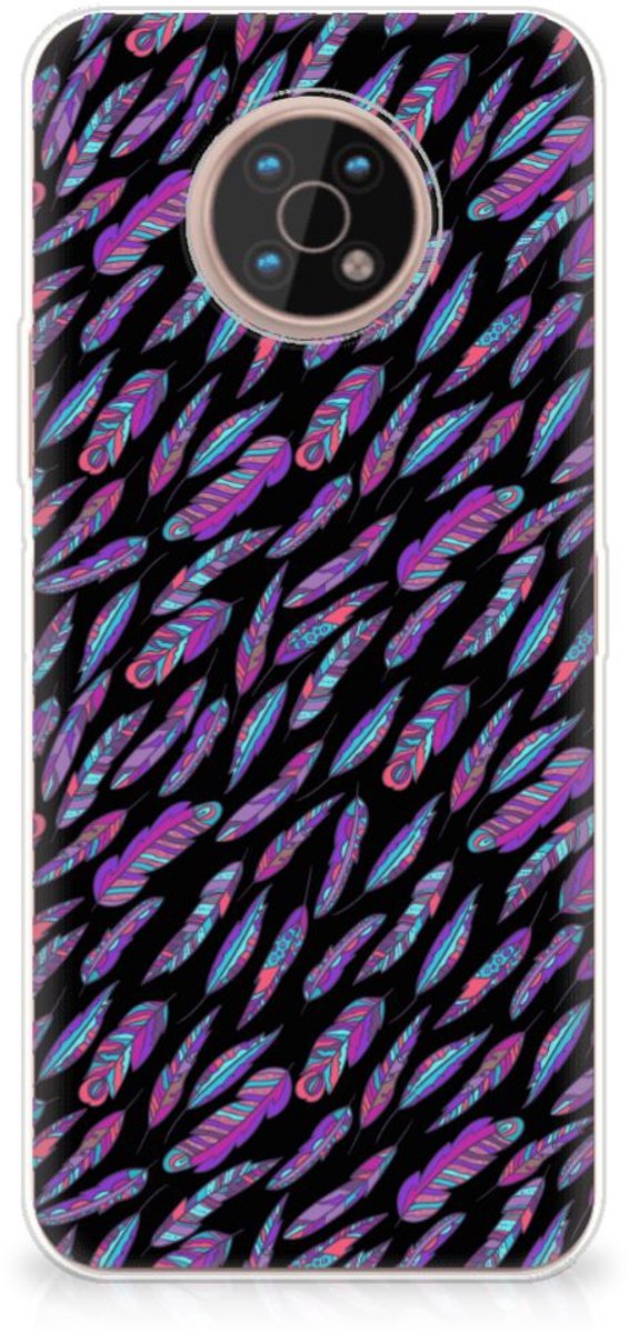 Nokia G50 TPU bumper Feathers Color