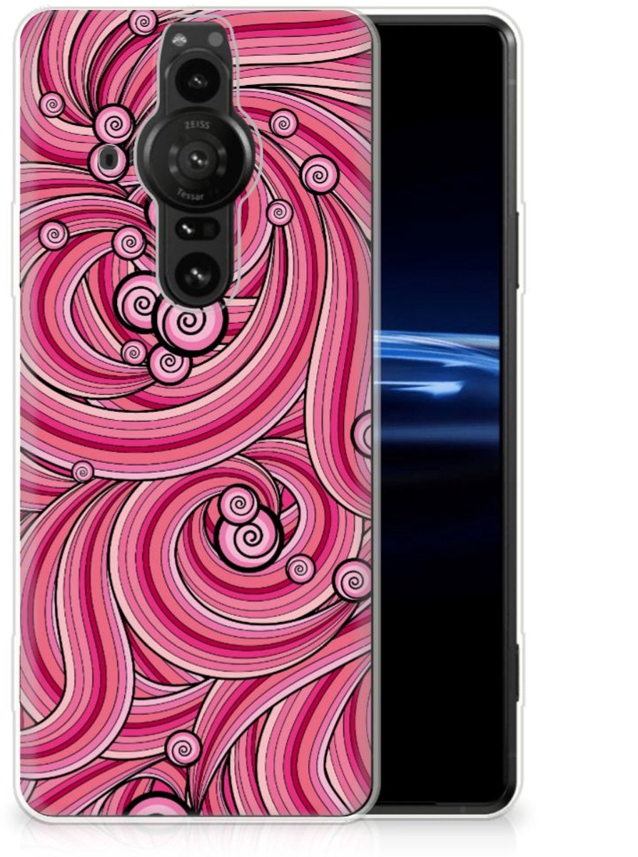 Sony Xperia Pro-I Hoesje maken Swirl Pink