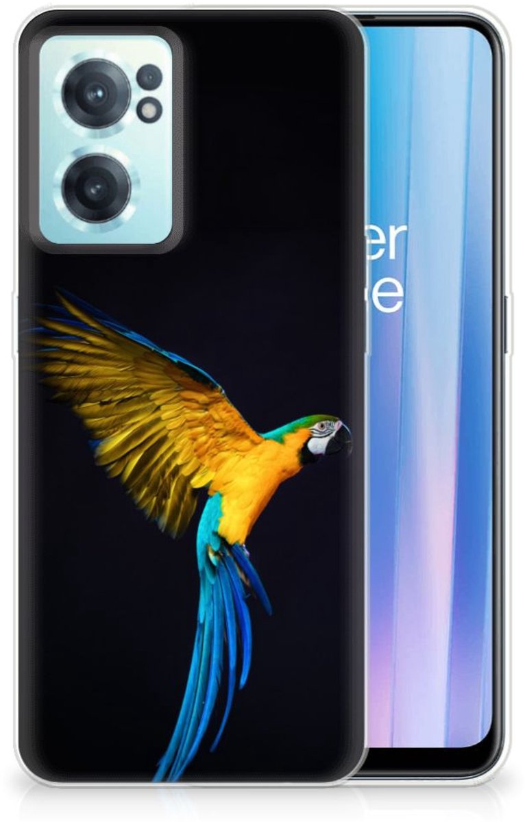OnePlus Nord CE 2 5G TPU Hoesje Papegaai