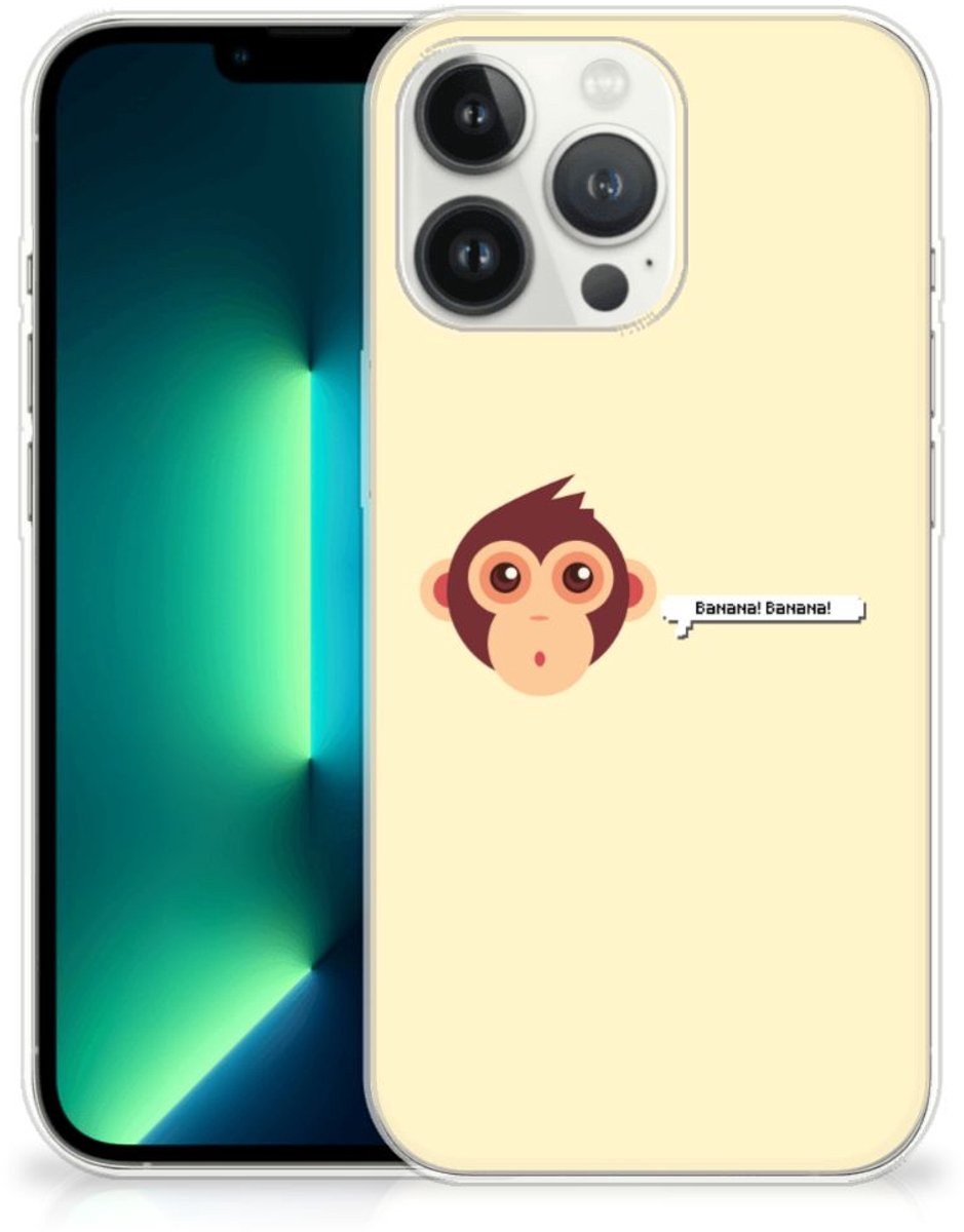 iPhone 13 Pro Max Telefoonhoesje met Naam Monkey