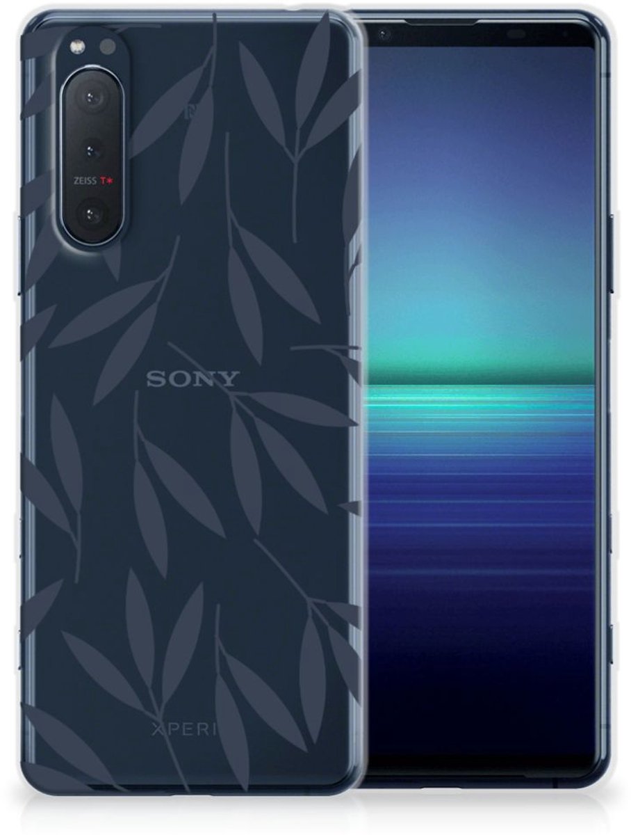 Sony Xperia 5II TPU Case Leaves Blue