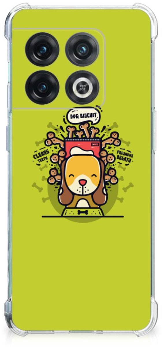 OnePlus 10 Pro Stevig Bumper Hoesje Doggy Biscuit
